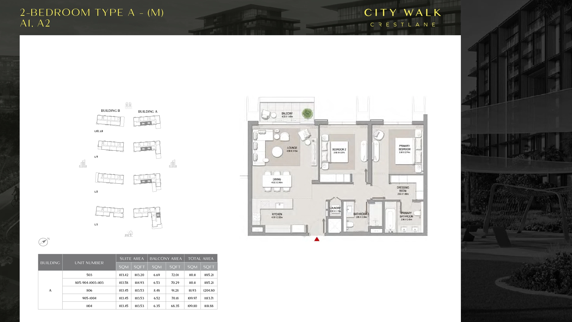 2 BR - Type B